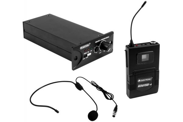 Set MOM-10BT4 Receiver module + Bodypack transmitter + Headset microphone