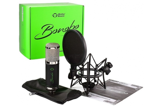 Set Microfon Studio Monkey Banana Bonobo Black