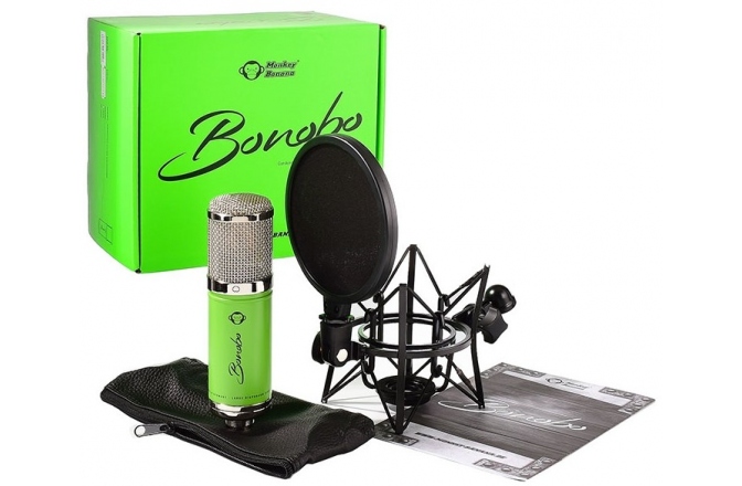 Set Microfon Studio Monkey Banana Bonobo Green