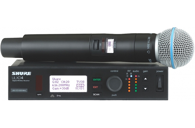 Set microfon wireless Shure ULXD24 / Beta58 K51