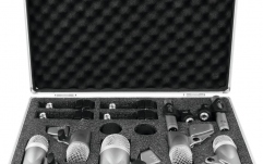 Set microfone pentru tobe OMNITRONIC MIC 77-7LMH Omnitronic MIC 77-7LMH Drum Microphone Set