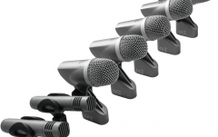 Set microfone pentru tobe OMNITRONIC MIC 77-7LMH Omnitronic MIC 77-7LMH Drum Microphone Set