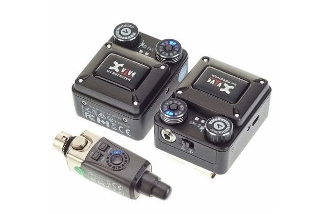Set monitorizare In-ear XVive U4 Wireless System Bundle 2R