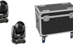 Set moving head Eurolite Set 2x DMH-80 LED Spot + Case