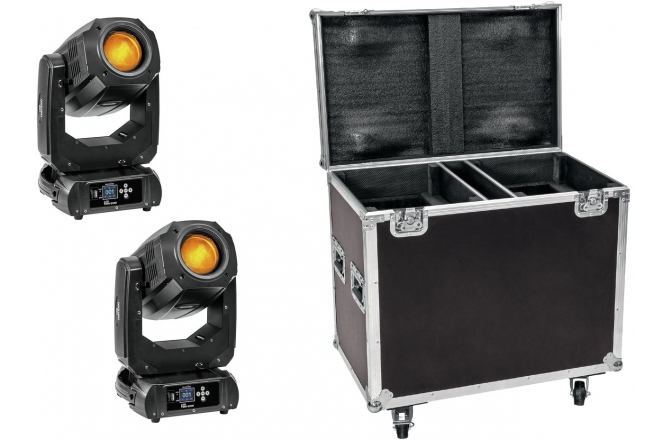 Set moving head Eurolite Set 2x LED TMH-S200 + Case