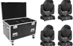 Set moving head Eurolite Set 4x LED TMH-X12 + EU Case