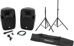 Set OMNITRONIC XFM-212AP + suport difuzor MOVE MK2 Omnitronic Set XFM-212AP + Speaker stand MOVE MK2