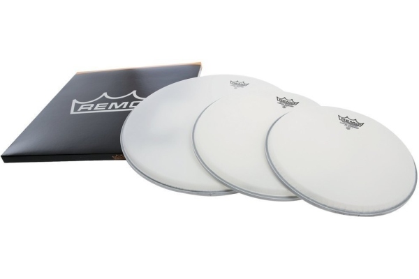 Remo Emperor white coated ProPack PP-1412-BE