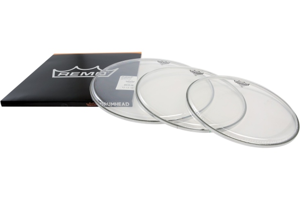 Remo Drumhead Set Emperor Clear ProPack PP-0972-BE