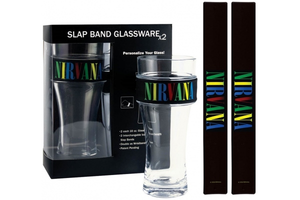 Nirvana 2-pack Slap Band Pint Size Glassware