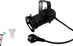 Set PAR-16 Spot bk
 Eurolite Set PAR-16 Spot bk + LED GU10 RGB/WW/CW WiFi