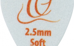 Set pene chitară Ortega Flex Tech Picks Soft 2,5mm - white pack of 4