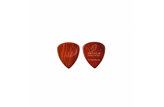 Set pene chitară Ortega sandel wood picks - curved / 2pc pack