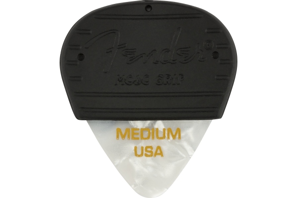 Mojo Grip Picks Celluloid Medium 3-Pack White Moto