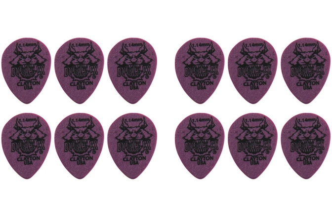 Set Pene de Chitară Clayton Pana Duraplex 1,14 mm, violet