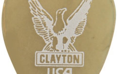 Set pene de chitara Clayton Pene de chitara Ultem Gold 0,72mm 12 bucati