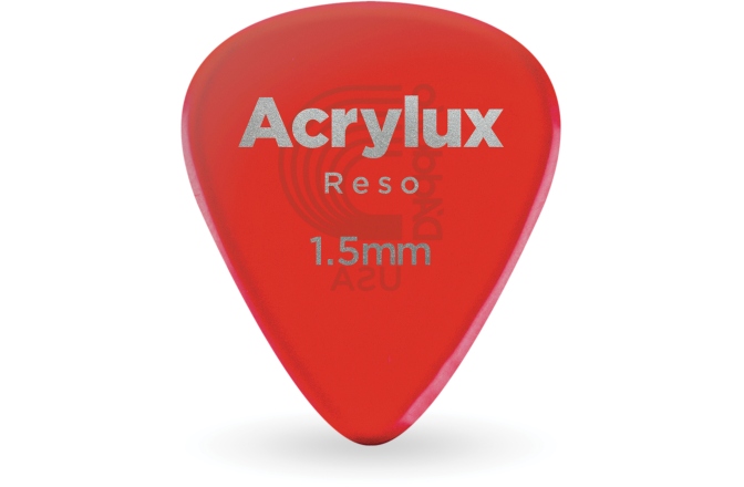 Set pene de chitară Daddario Acrylux Reso  1.5MM Standard 3-pack