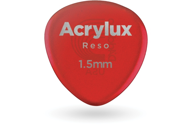Set pene de chitară Daddario Acrylux Reso Mandolin Pick 1.5MM - pack