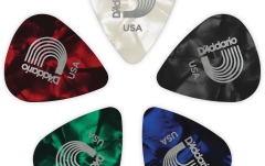 Set pene de chitară Daddario Assorted Pearl Celluloid 10 pack Light