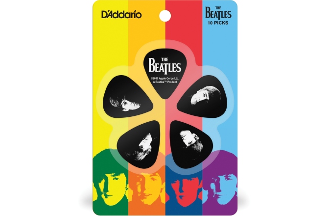 Set pene de chitară Daddario  Beatles Meet The Beatles 10 pack Thin