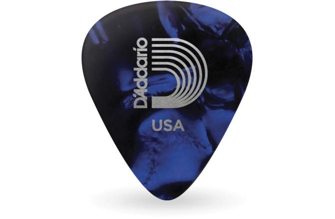 Set pene de chitară Daddario Blue Pearl Celluloid 10 pack Extra Heavy