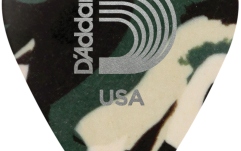 Set pene de chitară Daddario Camouflage Celluloid 10 pack Light
