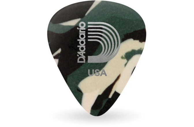 Set pene de chitară Daddario Camouflage Celluloid 10 pack Light