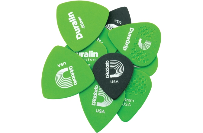 Set pene de chitară Daddario Duralin Assorted Shapes Pack Medium