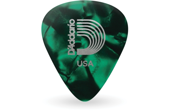 Set pene de chitară Daddario Green Pearl Celluloid 10 pack Light