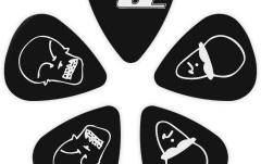 Set pene de chitară Daddario Joe Satriani Black 10 Pack Light
