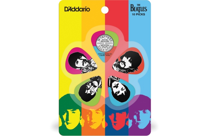 Set pene de chitară Daddario  Sgt. Pepper's LHCB 50th Anniversary Medium 