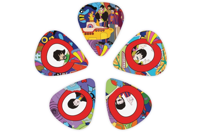 Set pene de chitară Daddario Yellow Submarine 50th Anniversary Light