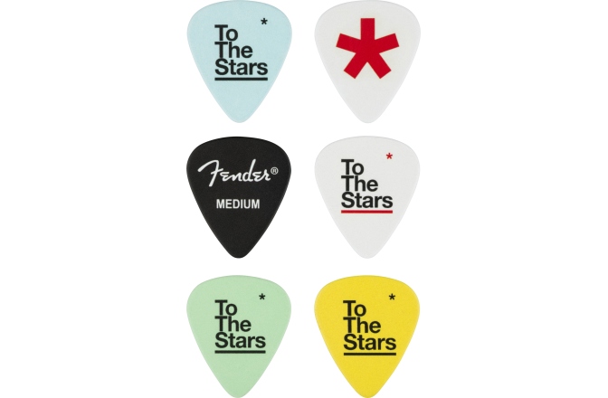 Set Pene de Chitară Fender Tom DeLonge 351 Celluloid Picks (6)
