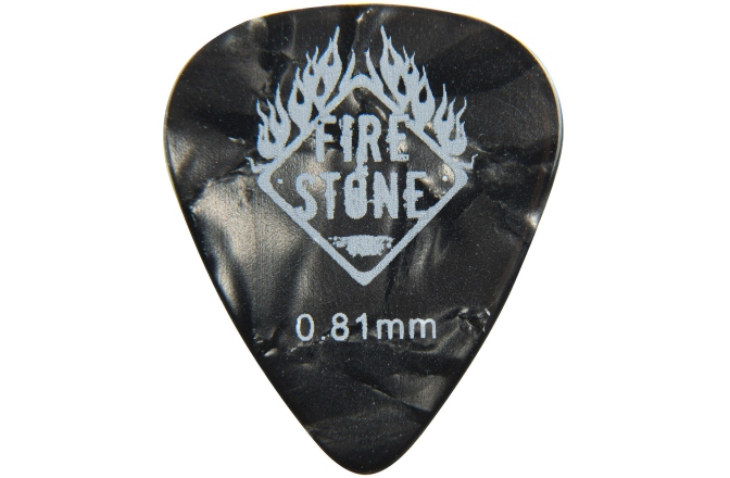 Set pene de chitara Fire&Stone Pana F&S Mix Celluloid 0,81 mm, negru perloid set
