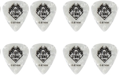 Set pene de chitara Fire&Stone Pana F&S Mix Celluloid 0,81 mm, perloid-alb set