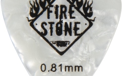 Set pene de chitara Fire&Stone Pana F&S Mix Celluloid 0,81 mm, perloid-alb set
