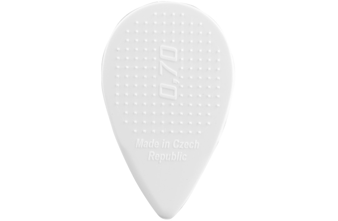Set pene de chitara Janicek Picks Janicek  Nylonpicks 0,70 alb set 6