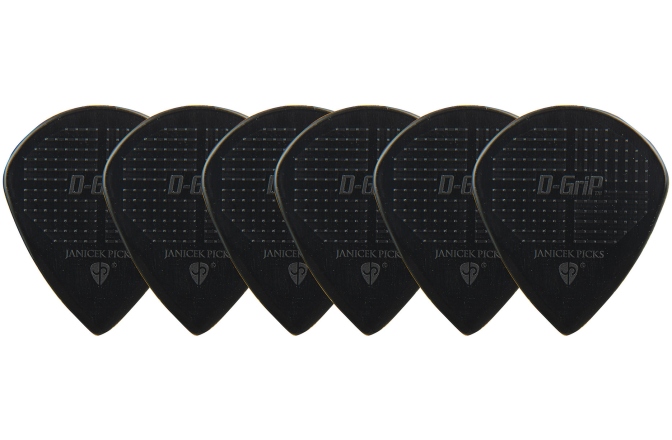 Set pene de chitara Janicek Picks Janicek Nylonpicks 1,40 negru set 6