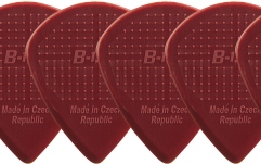 Set pene de chitara Janicek Picks Pana Janicek  Nylonpicks 1,40 rosu inchis set