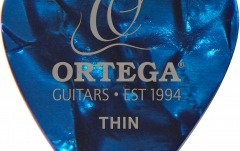 Set Pene de Chitară Ortega Blue Pearl Picks Thin 10pcs Pack