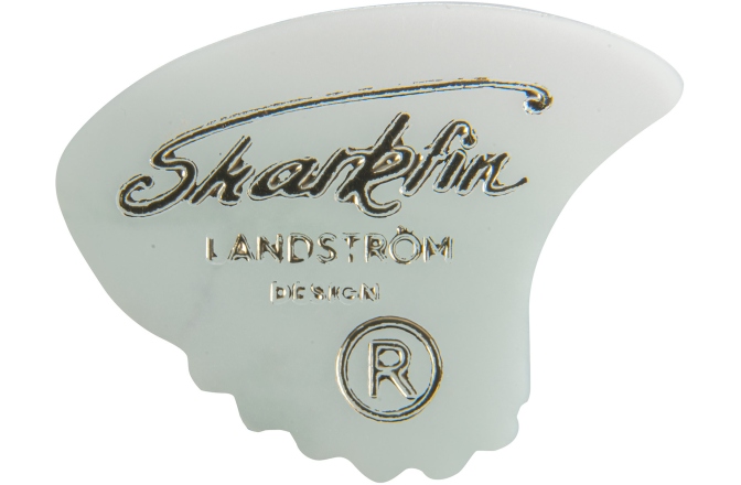 Set pene de chitara Shark Fin  Goldprint Medium, white set 12
