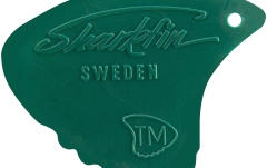 Set pene de chitara Shark Fin  Relief 0,35 mm extra soft verde set 12