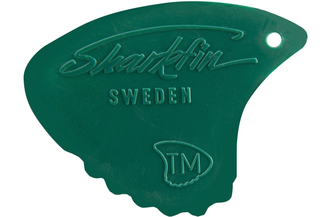 Set pene de chitara Shark Fin  Relief 0,35 mm extra soft verde set 12