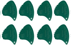 Set pene de chitara Shark Fin  Relief 0,35 mm extra soft verde set 12