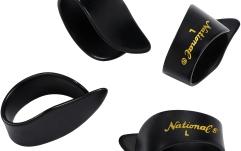 Set Pene pentru Deget Daddario National Large Black - 4-Pack