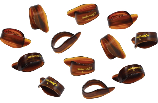 Set Pene pentru Deget Daddario National Large Tortoiseshell - 12 pack
