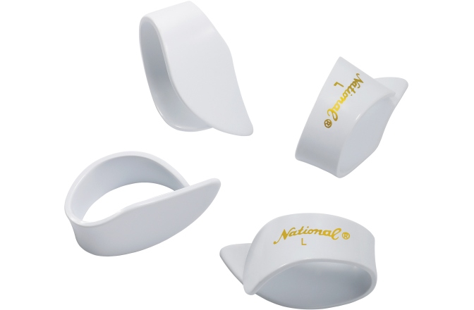 Set Pene pentru Deget Daddario National Large White - 4-Pack