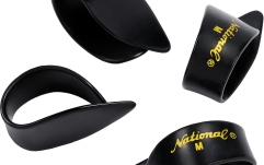 Set Pene pentru Deget Daddario National Medium Black - 4-Pack