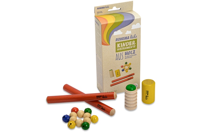 Set percuții copii Rohema  Kids Color Percussion Set 
