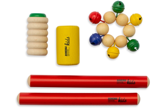 Set percuții copii Rohema  Kids Color Percussion Set 